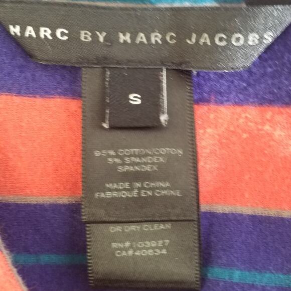 Marc by Marc Jacobs Striped Sleeveless Vneck Dress Size S - Picture 7 of 9